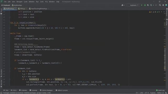 AI Keyboard with Python and OpenCV смотреть онлайн