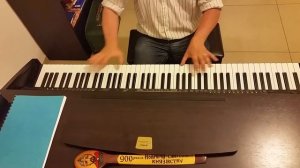 Вместе весело шагать по просторам (раз дощечка, два дощечка будет лесенка) - пианино кавер