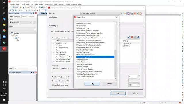 Export Custom Parts List in Excel | EPLAN Electric P8 смотреть онлайн