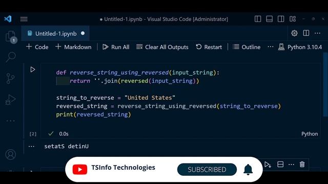 How to reverse string in Python | Python reverse string смотреть онлайн