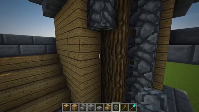 СТАРТОВЫЙ ДОМ С БАШНЕЙ В МАЙНКРАФТ (starter fantasy house) смотреть онлайн