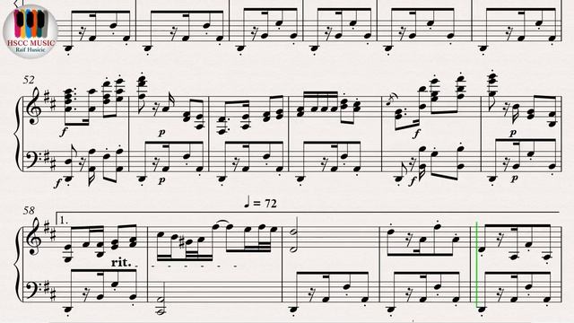 Habanera, Carmen, Act I (L'amour Est Un Oiseau Rebelle) - Georges Bizet, Piano