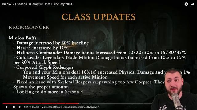 New Necro Skills & First Gauntlet Build - S3 Midseason Update Diablo 4 смотреть онлайн