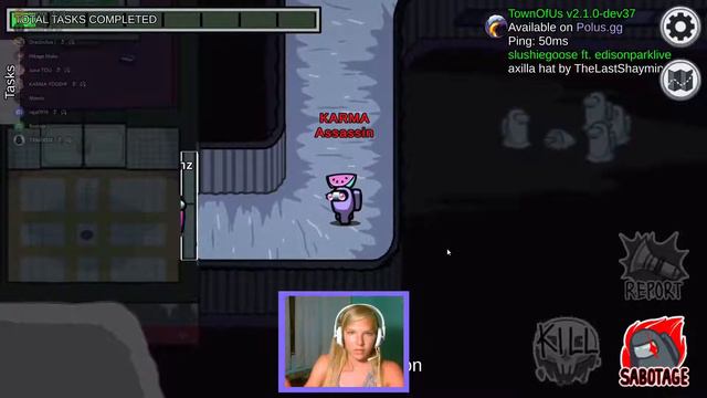 2.1.0 AMONG US NEW ASSASSIN ROLE GAMEPLAY - (TOWN OF US MOD) смотреть онлайн
