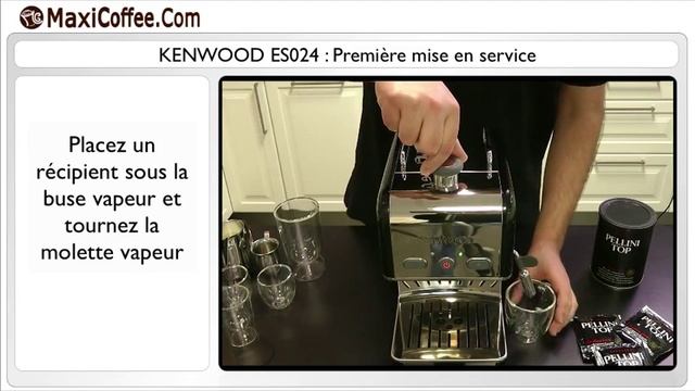 KENWOOD ES024 Première mise en service et amorçage. смотреть онлайн