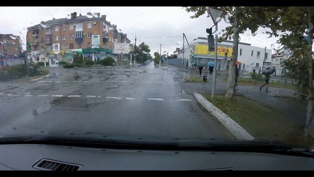 Новая Каховка поездка по городу . Nova Kahovka смотреть онлайн