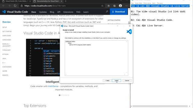 JavaScript | #1 Install Visual Studio Code And Live Server 2020-2021 смотреть онлайн