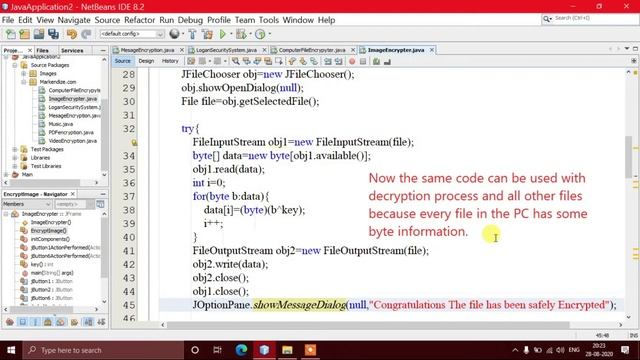 Part-3 || Built Your Own Desktop Application for any File Encryption/Decryption || JAVA PROGRAMMING смотреть онлайн