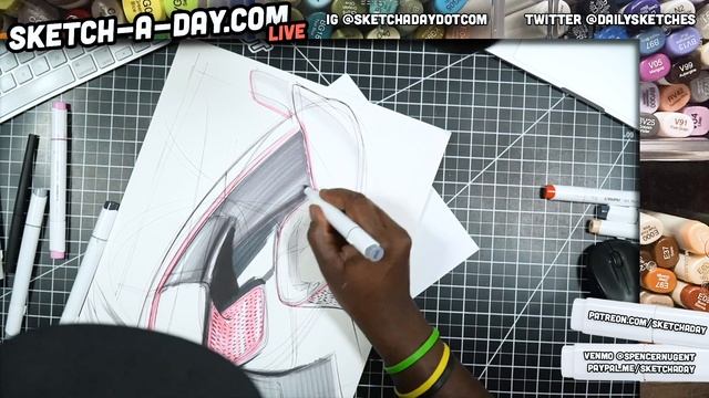 How to Draw a Futuristic Bubble Car Interior: Industrial Design Sketching by Sketch A Day смотреть онлайн