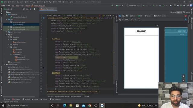 Greet App Part 2 | Android Development in Kotlin Series | Android Studio | Abhibalana смотреть онлайн