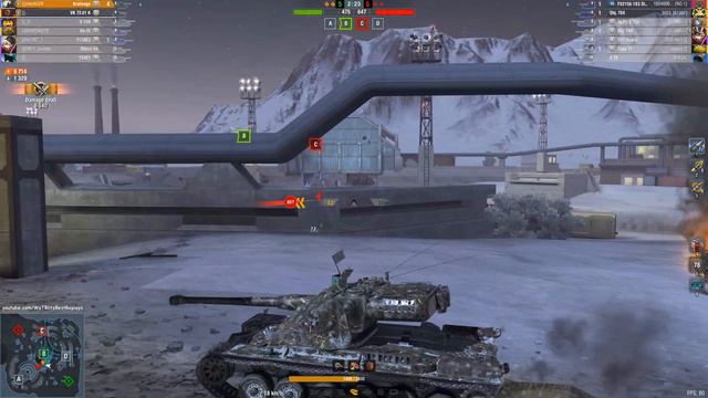 IS-4, Kranvagn & T110E4 • WoT Blitz Gameplay смотреть онлайн
