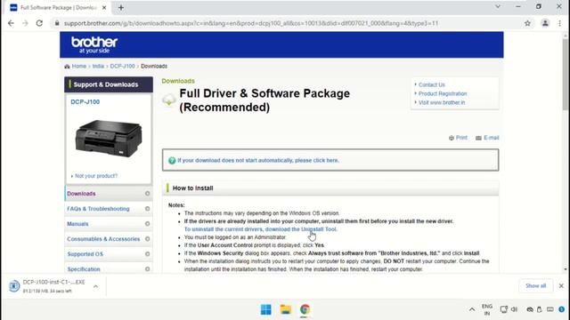 How to Get Brother Printer Drivers and Install Them in Windows 11 смотреть онлайн