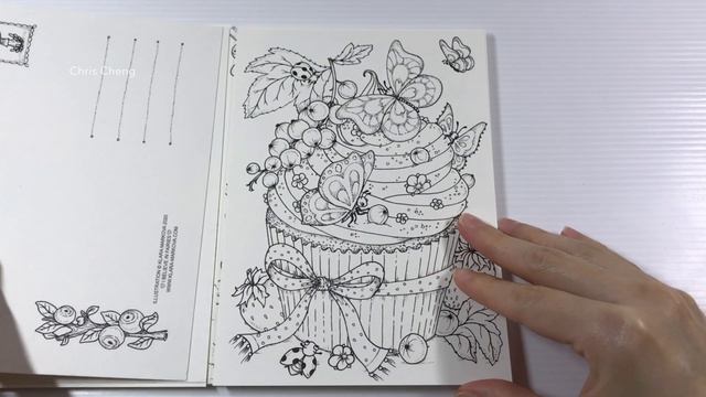 Flip Through "I BELIEVE IN FAIRIES" Coloring Postcard by Klara Markova смотреть онлайн