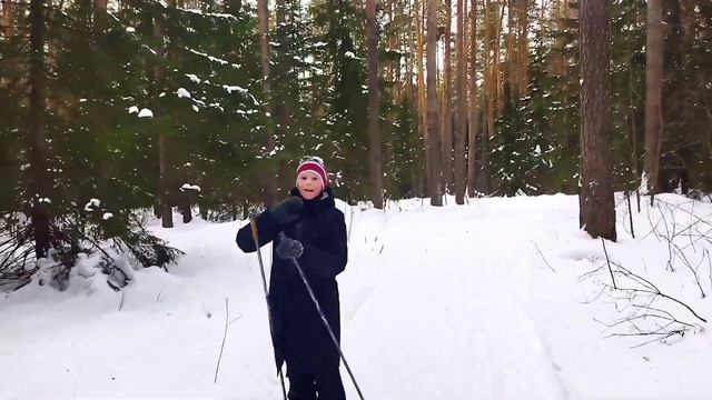 Воскресный день на лыжах / Зимний лес смотреть онлайн
