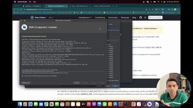 ?Part-1 React Native Environment Set configuration on MacOS смотреть онлайн