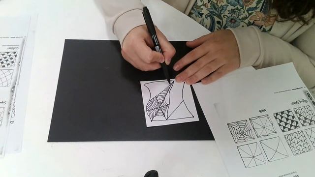 Мастер-класс "Медитативное рисование". Женский клуб. Зентангл, зенарт, дудлинг. смотреть онлайн