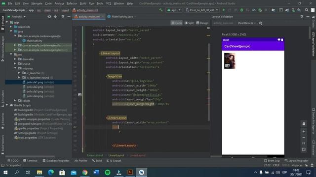 CardView | Android Studio смотреть онлайн