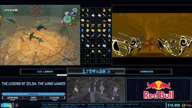The Legend of Zelda: The Wind Waker Randomizer by CLG Linkus7 and gymnast86 in 1:58:32 - GDQx 2019 смотреть онлайн