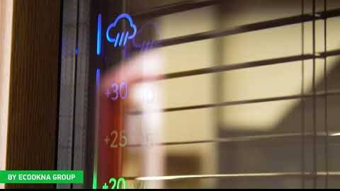 Метео станция METEO GLASS в стеклопакете смотреть онлайн