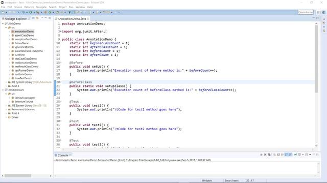 JUnit - Annotations смотреть онлайн