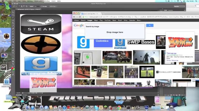  How to create a Background using Photoshop CS6 Mac OS X  смотреть онлайн