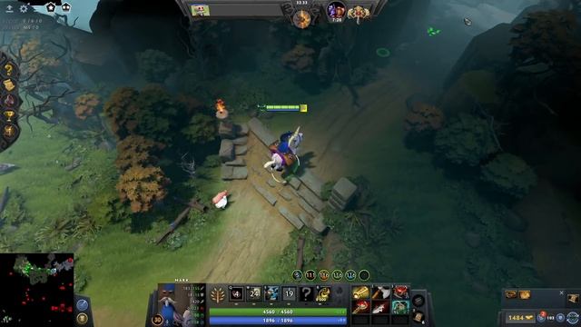 Играю за КУРЬЕРА / ROSHAN DEFENSE / Дота 2 смотреть онлайн