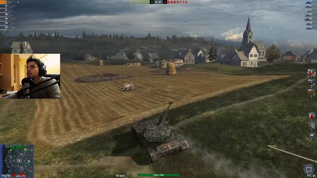 WoT Blitz - Три боя на Батчате 25t AP. Специфика геймплея - World of Tanks Blitz (WoTB) смотреть онлайн