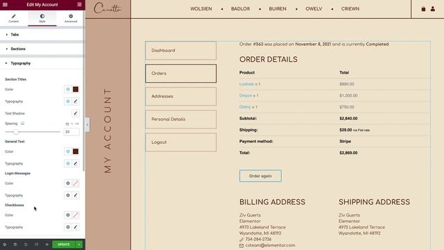 How to Use the WooCommerce My Account Widget in Elementor [PRO] смотреть онлайн