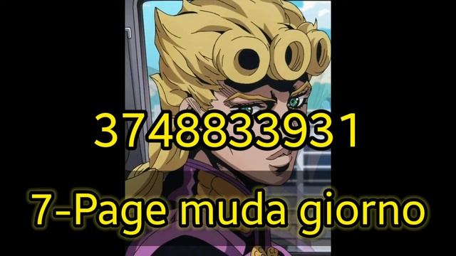 Roblox ID Song|7-Page MUDA Giorno| смотреть онлайн