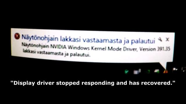 Audio problem with NVIDIA driver смотреть онлайн