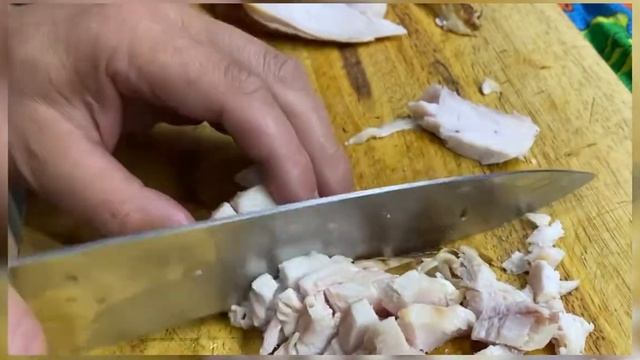 Карбонара с копчёной курочкой. Домашнее копчение. смотреть онлайн