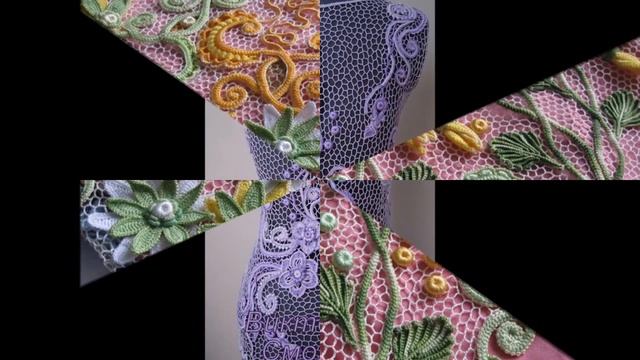 Ирландские Кружева Крючком - видео - 2019 / Irish crochet lace - Video / Irish Häkelspitze смотреть онлайн