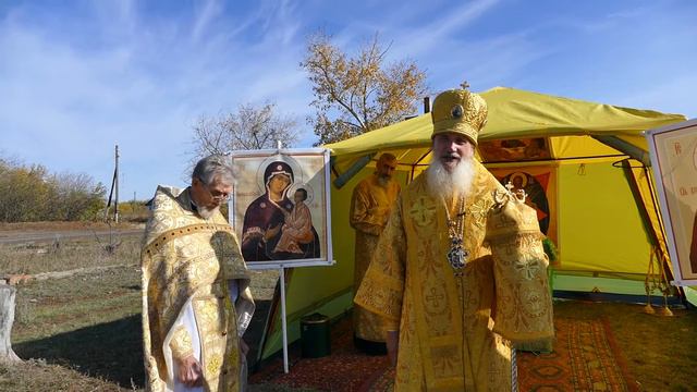 Проповедь епископа Петра в селе Крестики смотреть онлайн