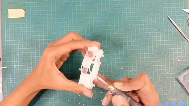 Toyota AE86 1/64 Model car made from Scratch | Costum Widebody смотреть онлайн