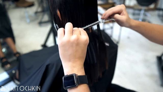 how to cut french bob with fringe смотреть онлайн
