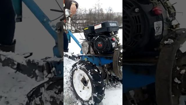 Мотоблок катания зимой смотреть онлайн