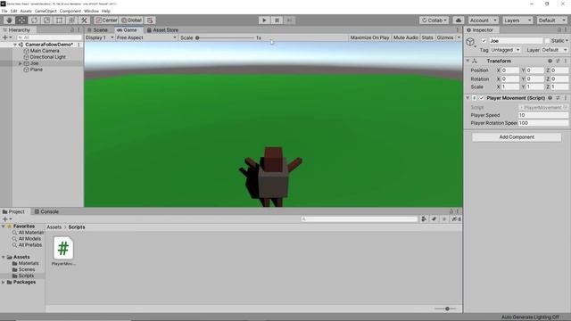 How to make camera follow the player in a 3D Game in Unity 2019.4 смотреть онлайн