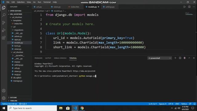 Make a URL Shortener With Django | Easiest Way | Part - 1 смотреть онлайн