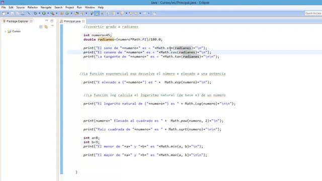 07 Curso de Programación en Java : Clase Math смотреть онлайн