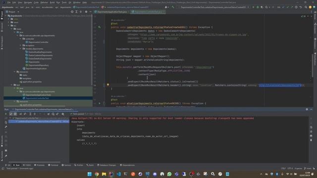 Teste de Integração e Retorno de Métodos Http смотреть онлайн