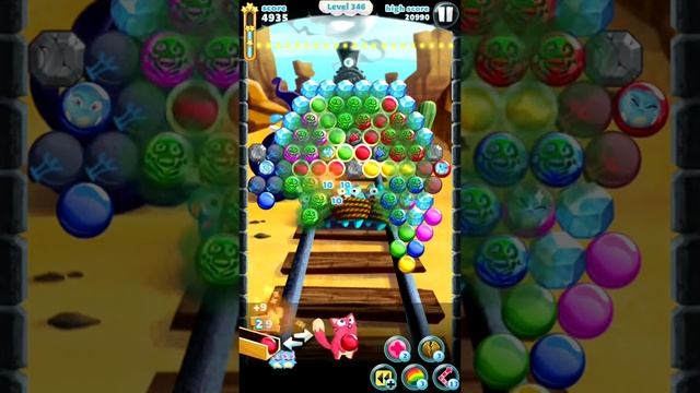 Bubble Mania level 346 - IOS Game смотреть онлайн