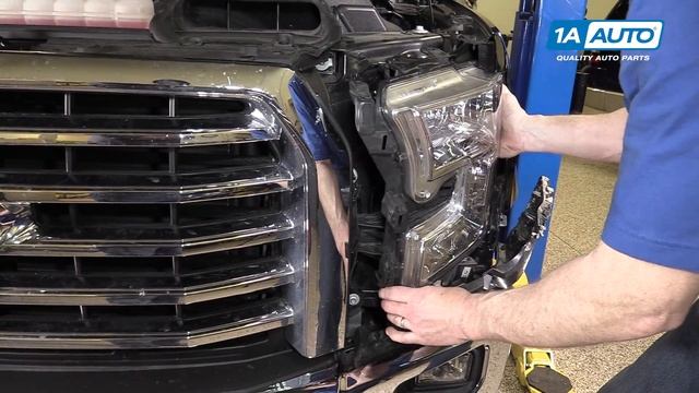 How to Replace Headlights 15-16 Ford F-150 смотреть онлайн