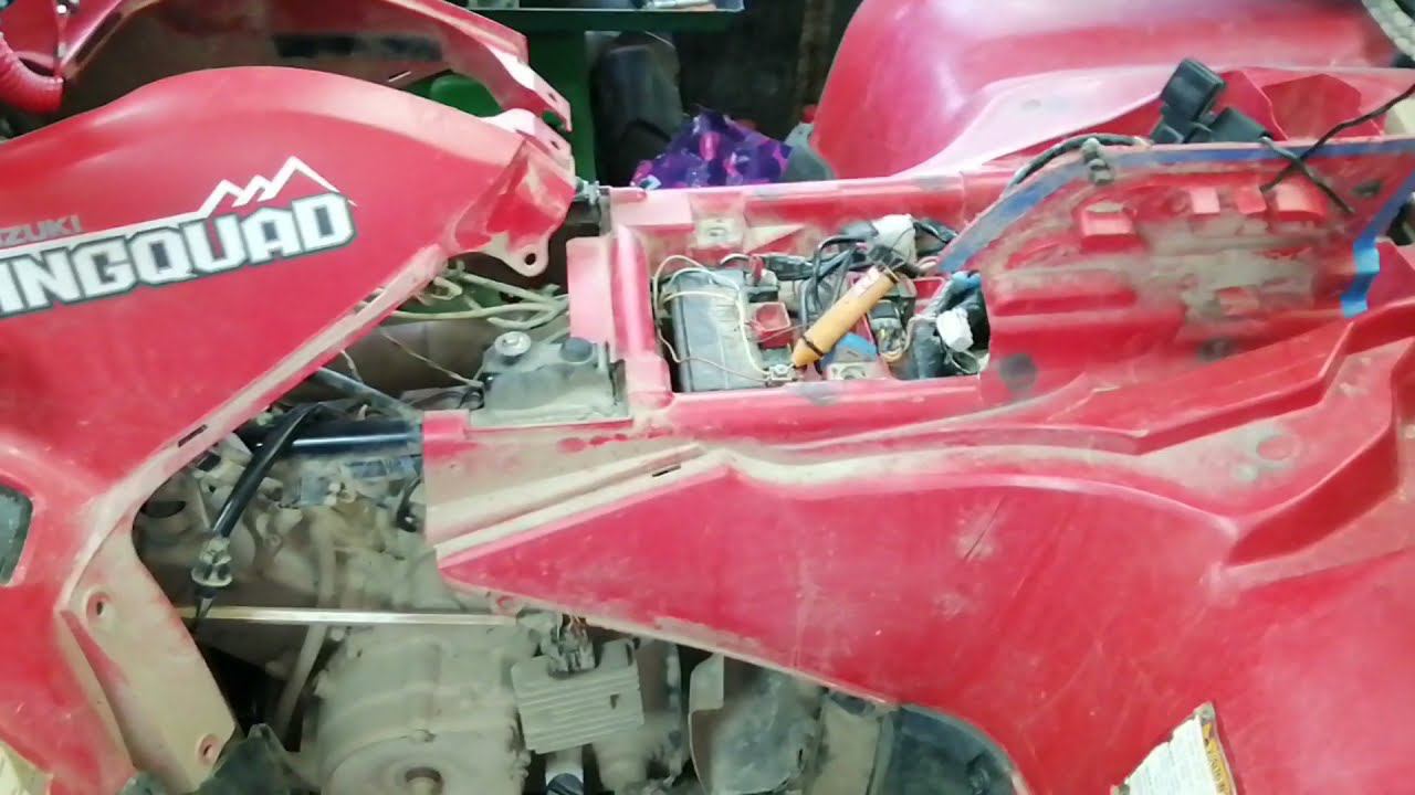 suzuki kingquad 750 глохнет после запуска смотреть онлайн