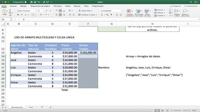 Arrays multicelda EXCEL 2019 WINDOWS Y MAC | Excel para Administradores смотреть онлайн