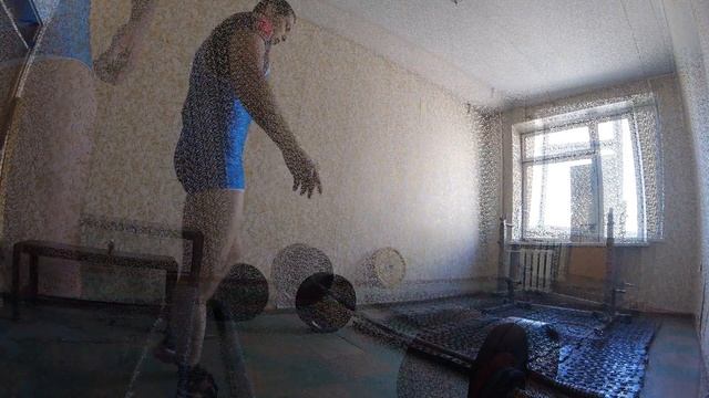ТЯНЕМ 220 КГ...Разбор собственной техники становой тяги смотреть онлайн