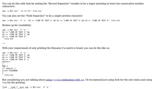 Unix & Linux: Multiline Regexp (grep, sed, awk, perl) (3 Solutions!!) смотреть онлайн