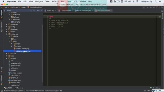 PHP with Laravel for beginners - 15 - Laravel Fundamentals , View - Creating views and custom metho смотреть онлайн