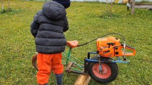 Питбайк своими руками. Первый выезд