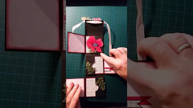 Mini album with poppies from stampendous смотреть онлайн