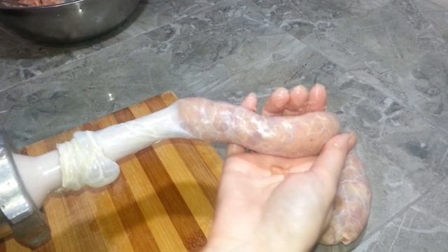 Домашние КОЛБАСКИ /Сarnaciori De Casa Din Carne De Pui /